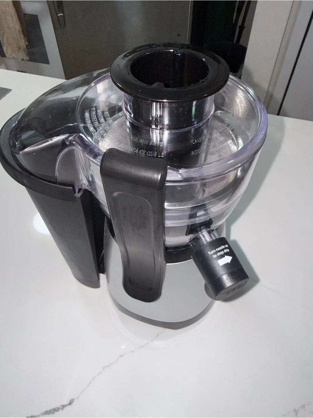 Silver Electric Citrus Juicer - Compact Fresh Juice Maker